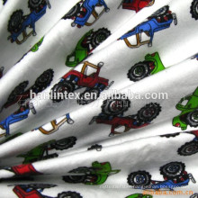 bulk stock lots flannel fabric Hanlin Textile China wholesaler